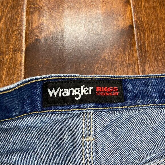 Wrangler Riggs Workwear Vintage Carpenter Blue Jeans Men's Size 40 x 32 - Picture 6 of 9